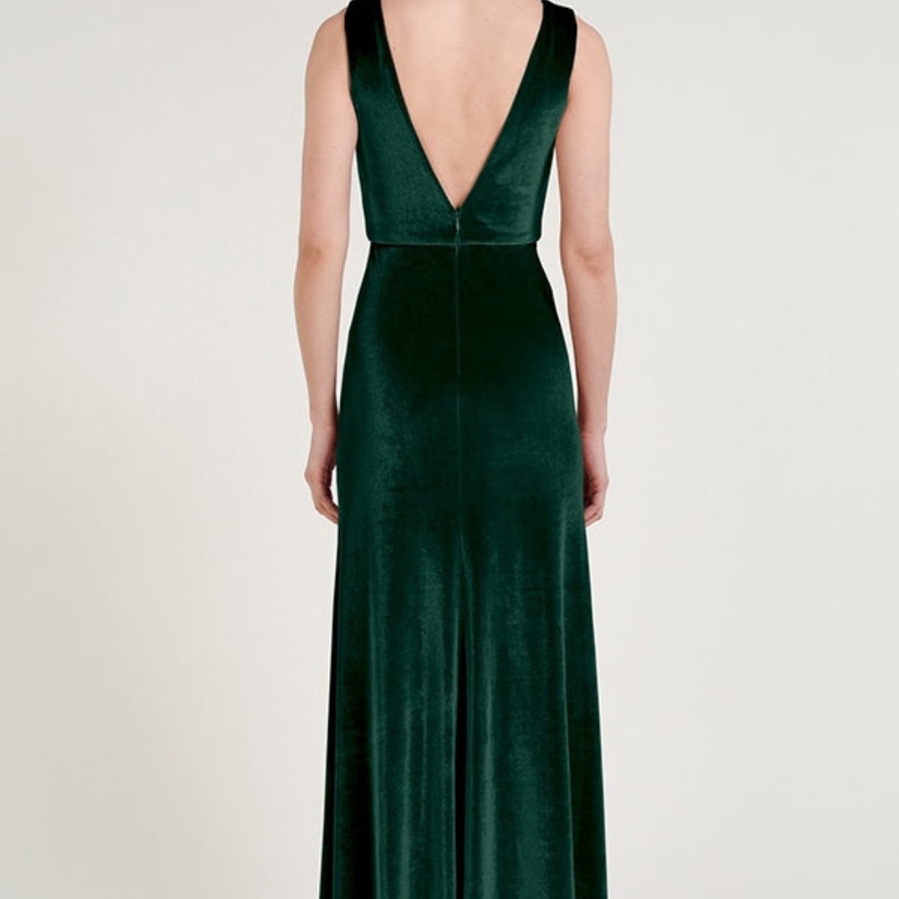 Jenny Yoo Logan Bridesmaid Dress Green Size 8 - Picture 2 of 13